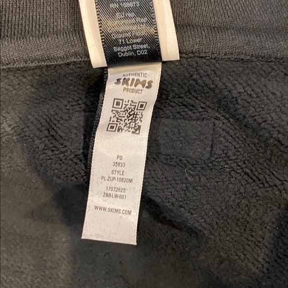 NWT Cactus Plant Flea Market Skims Collab Size Large black teddy bear hoodie - Picture 9 of 10